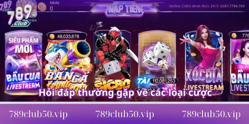 Hỏi đáp thường gặp về các loại cược tại cổng game